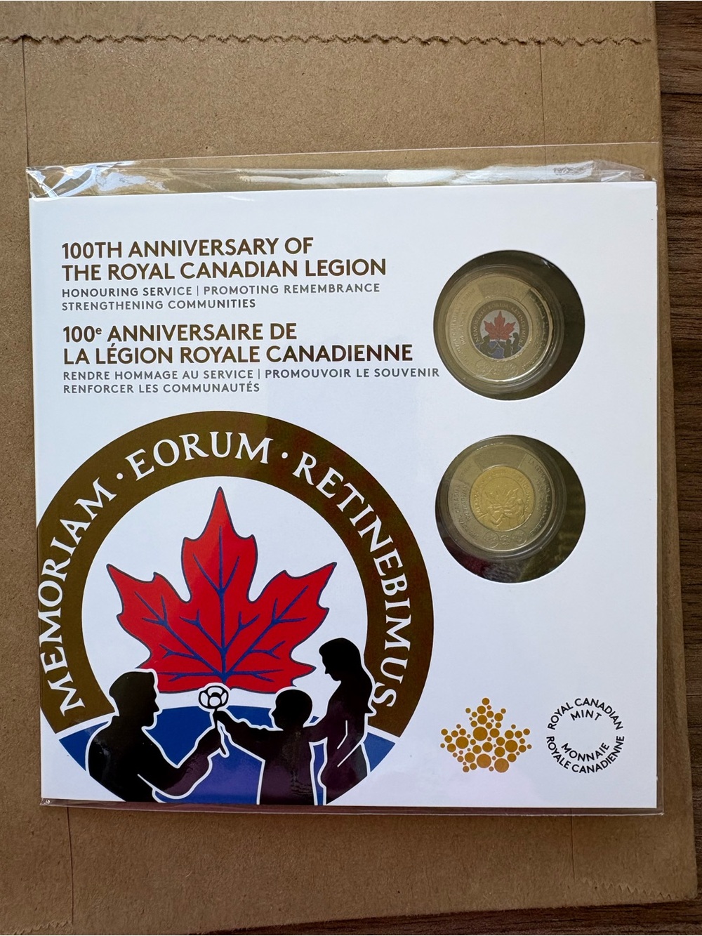 2026 Collector Keepsake Card – 100th Anniversary of The Royal Canadian Legion